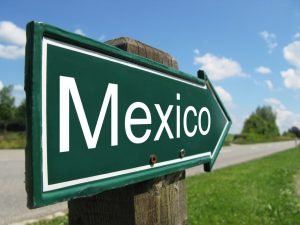 MEXICO road sign