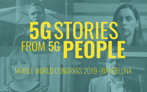 Screenshot from the Martel video: 5G stories from 5G people